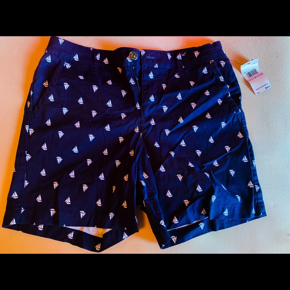 Navy Trouser Short
